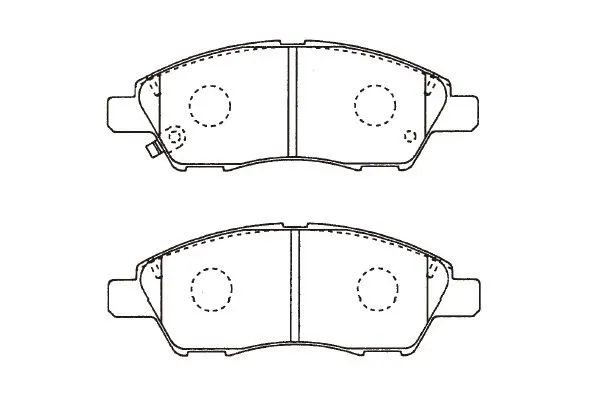 Brake Pad Set, disc brake (BP-6626)