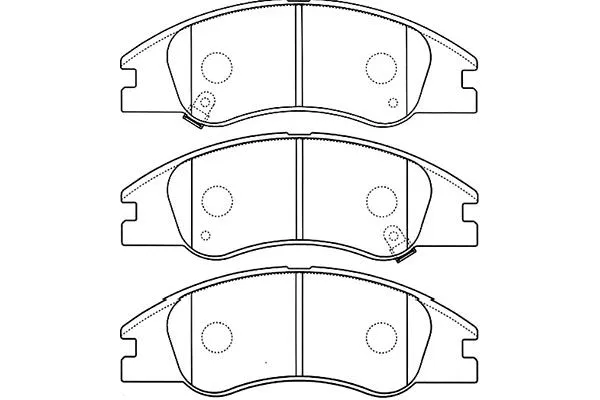 Brake Pad Set, disc brake (BP-4012)