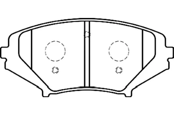 Brake Pad Set, disc brake (BP-4558)