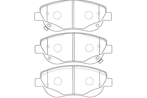 Brake Pad Set, disc brake (BP-9133)