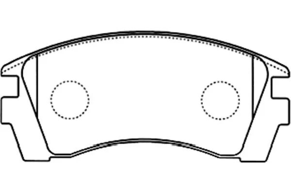 Brake Pad Set, disc brake (BP-6592)