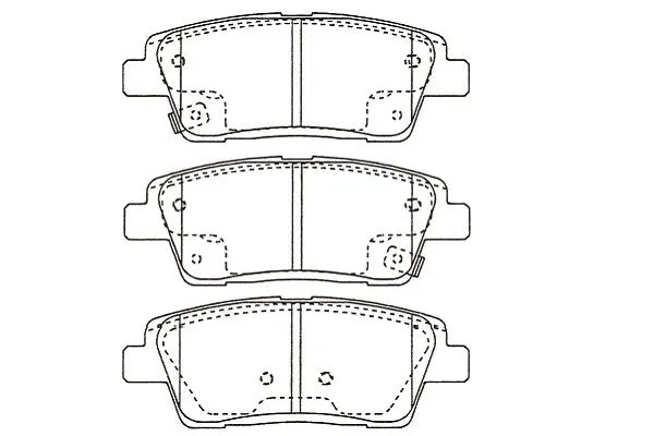 Brake Pad Set, disc brake (BP-3055)