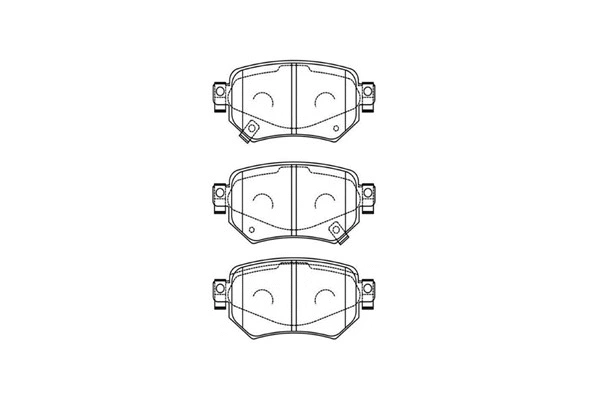 Brake Pad Set, disc brake (BP-4588)