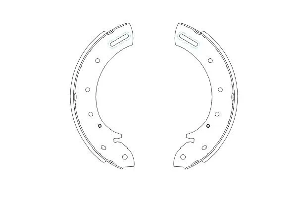 Brake Shoe Set (KBS-7406)