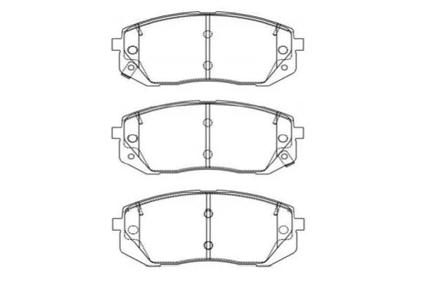 Brake Pad Set, disc brake (BP-3056)