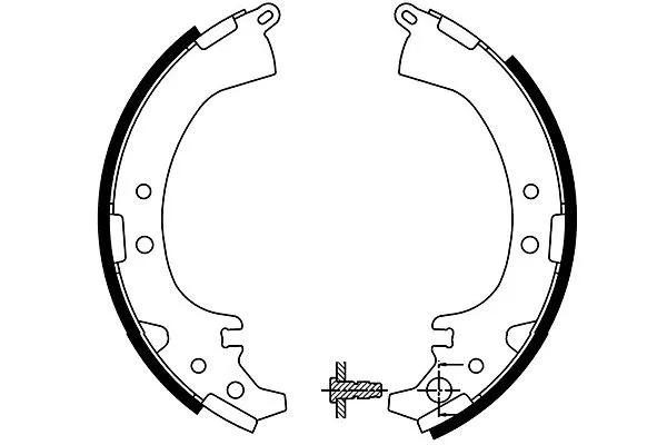 Brake Shoe Set (BS-9925)