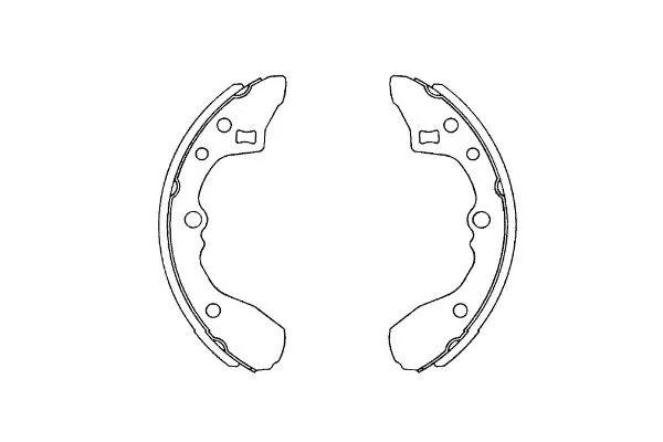 Brake Shoe Set (KBS-5409)