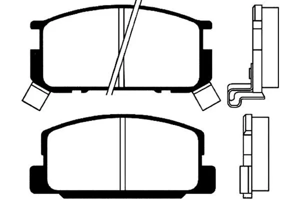 Brake Pad Set, disc brake (BP-9009)