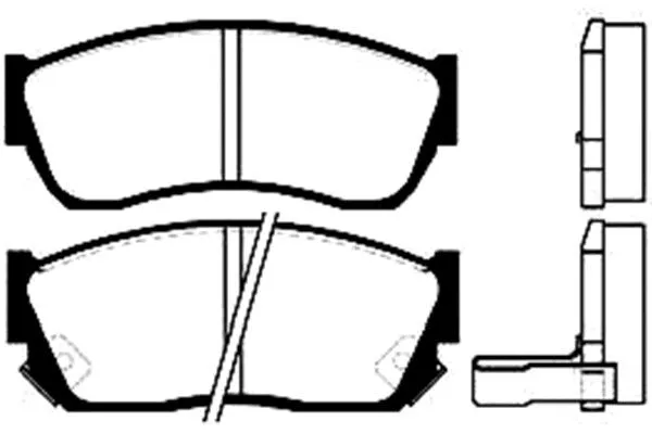 Brake Pad Set, disc brake (BP-8506)