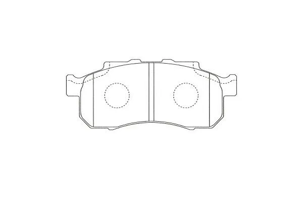 Brake Pad Set, disc brake (KBP-2062)