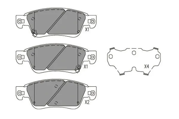 Brake Pad Set, disc brake (BP-6633)