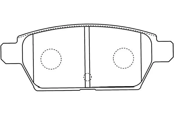 Brake Pad Set, disc brake (BP-4568)