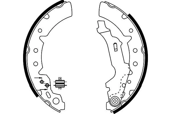 Brake Shoe Set (BS-9926)