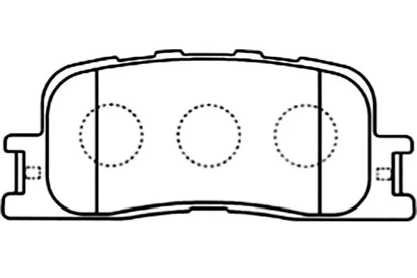 Brake Pad Set, disc brake (BP-9086)
