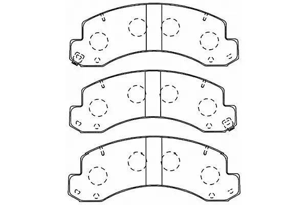 Brake Pad Set, disc brake (BP-9134)
