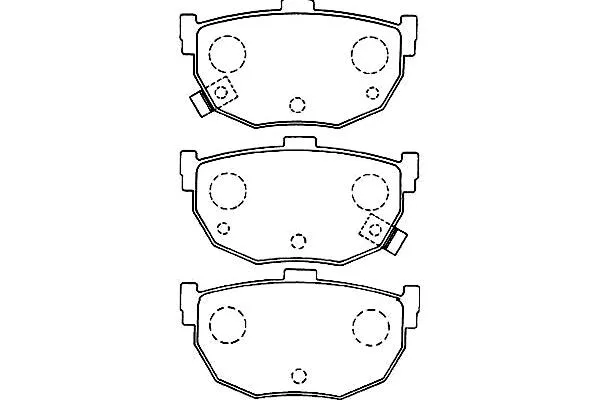 Brake Pad Set, disc brake (BP-3017)
