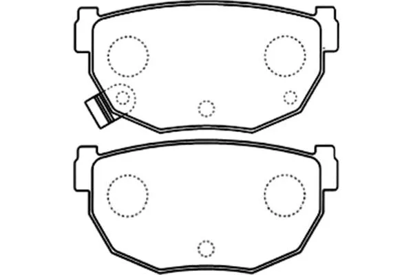 Brake Pad Set, disc brake (BP-6588)