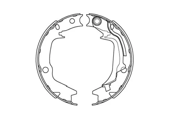 Brake Shoe Set, parking brake (KBS-3415)
