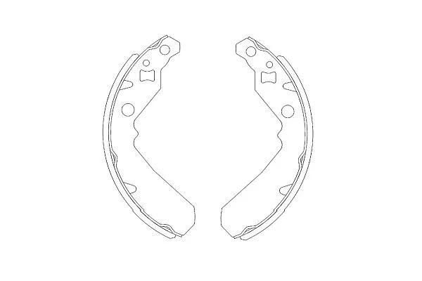 Brake Shoe Set (KBS-1902)