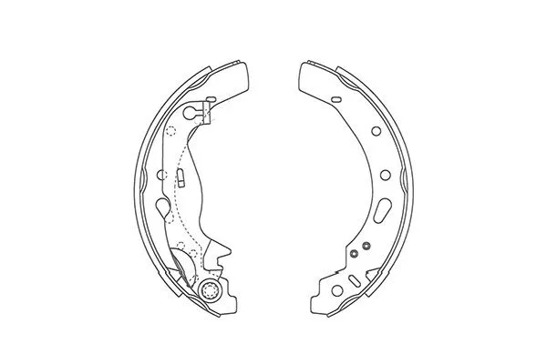Brake Shoe Set (BS-5434)