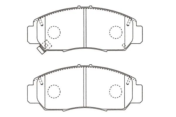 Brake Pad Set, disc brake (BP-2065)