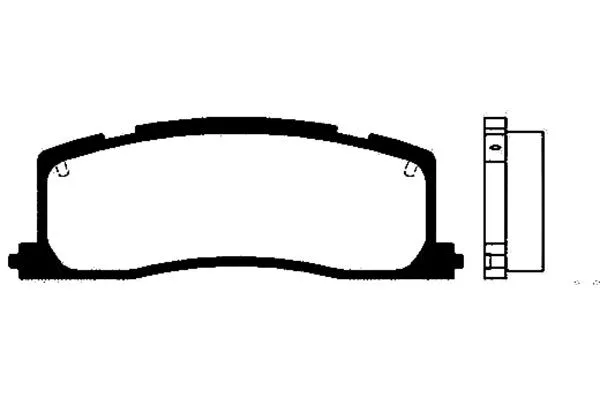 Brake Pad Set, disc brake (BP-9051)