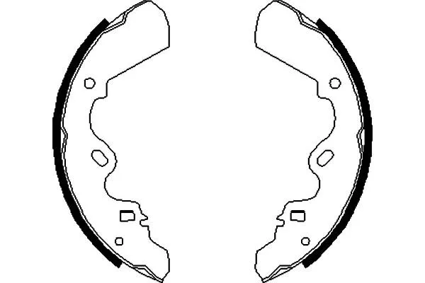 Brake Shoe Set (KBS-3907)