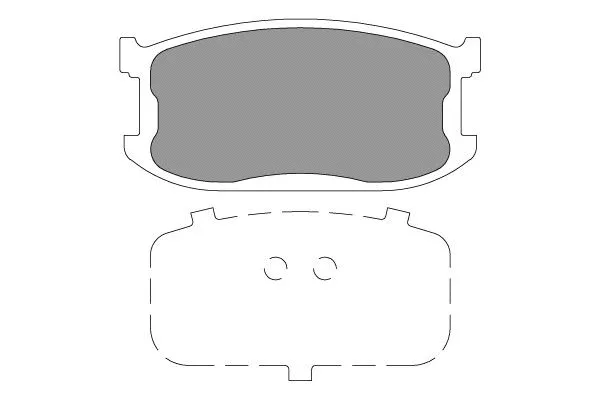 Brake Pad Set, disc brake (KBP-4565)