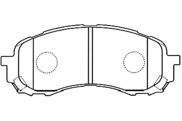Brake Pad Set, disc brake (BP-8018)