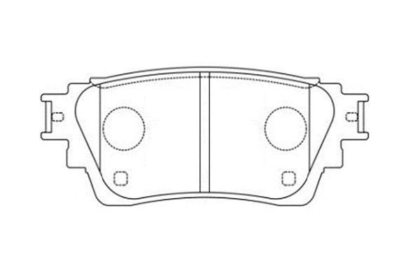 Brake Pad Set, disc brake (KBP-5564)