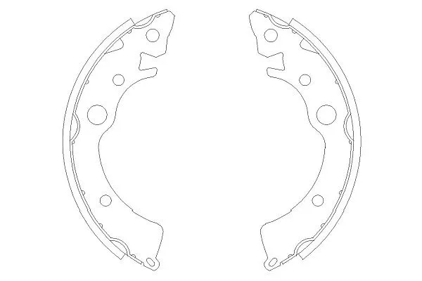 Brake Shoe Set (KBS-2902)
