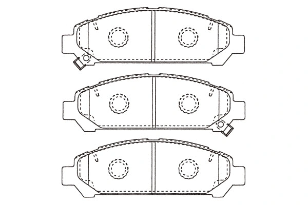 Brake Pad Set, disc brake (BP-9152)