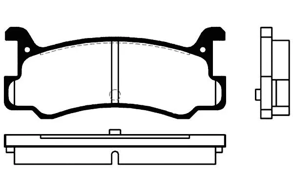 Brake Pad Set, disc brake (BP-4535)