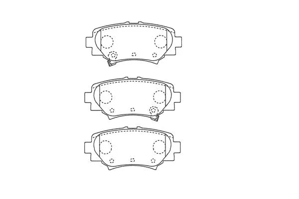 Brake Pad Set, disc brake (BP-4586)