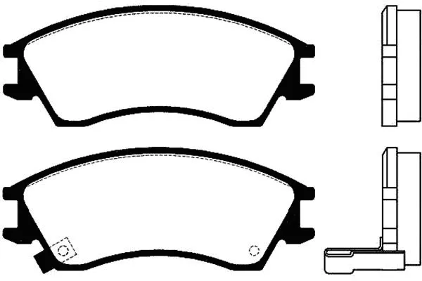 Brake Pad Set, disc brake (BP-8007)