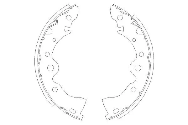 Brake Shoe Set (KBS-7414)