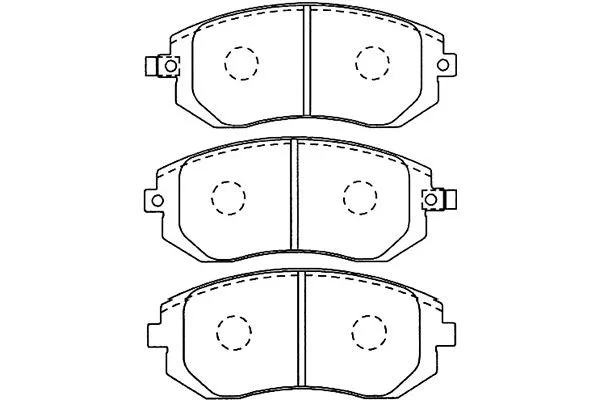 Brake Pad Set, disc brake (BP-8017)