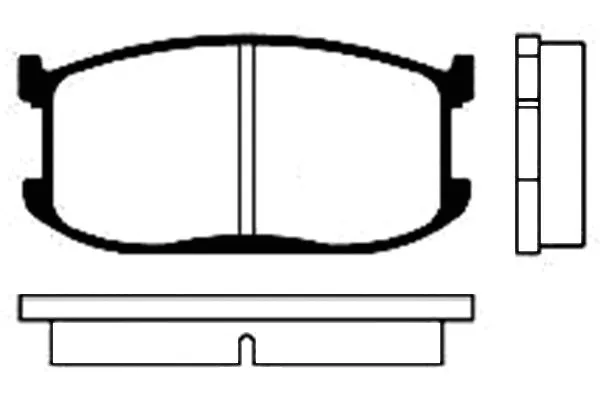 Brake Pad Set, disc brake (BP-4502)