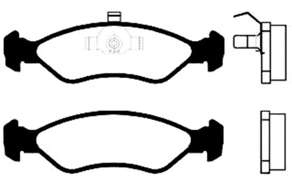 Brake Pad Set, disc brake (BP-8504)
