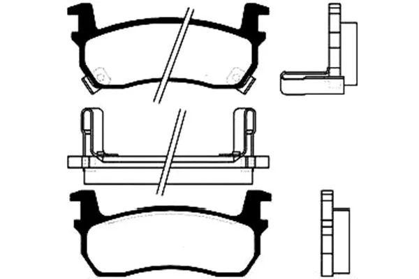 Brake Pad Set, disc brake (BP-6519)
