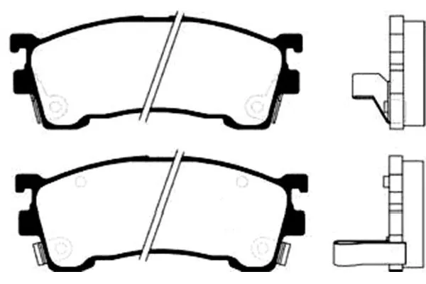 Brake Pad Set, disc brake (BP-4520)