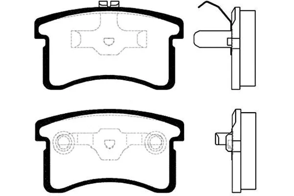 Brake Pad Set, disc brake (BP-1507)