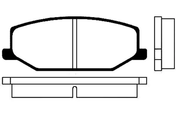 Brake Pad Set, disc brake (BP-8501)