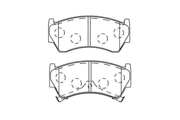 Brake Pad Set, disc brake (BP-6618)