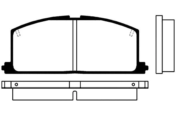 Brake Pad Set, disc brake (BP-9005)