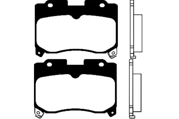 Brake Pad Set, disc brake (BP-9034)