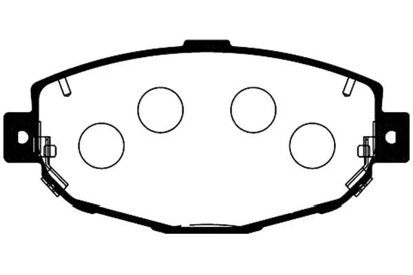 Brake Pad Set, disc brake (BP-9075)