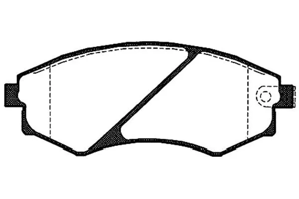 Brake Pad Set, disc brake (BP-6557)