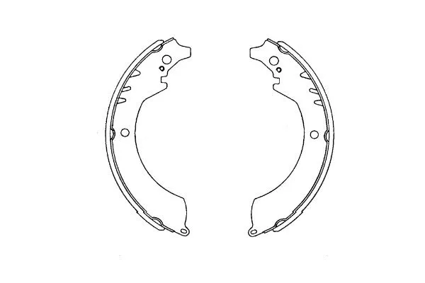 Brake Shoe Set (KBS-1904)