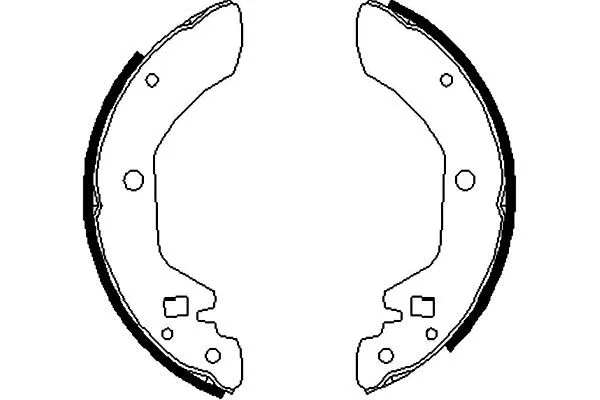 Brake Shoe Set (BS-7400)